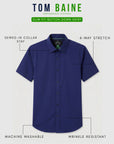 Short Sleeve Core Solid - Navy