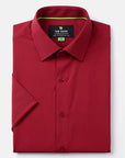 Short Sleeve Core Solid - Burgundy