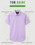 Short Sleeve Core Solid - Purple