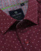 Burgundy Dot 