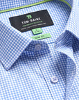 UN-Solid Stretch- Gingham Light Blue