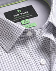 UN-Solid Stretch - Grid White/Black