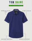 Short Sleeve Trail Versa - Navy