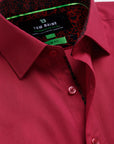 Short Sleeve Trail Versa - Burgundy