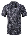 Men's Performance 4-Way Stretch Golf Polo Black