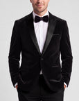Classic Dinner Jacket + Bowtie - Black