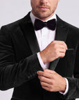 Classic Dinner Jacket + Bowtie - Black
