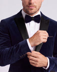 Classic Dinner Jacket + Bowtie - Navy