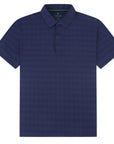 Classic Textured Performance Polo (NAVY)