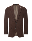 Tom Baine Corduroy Flat Pocket Sport Coat (Brown)