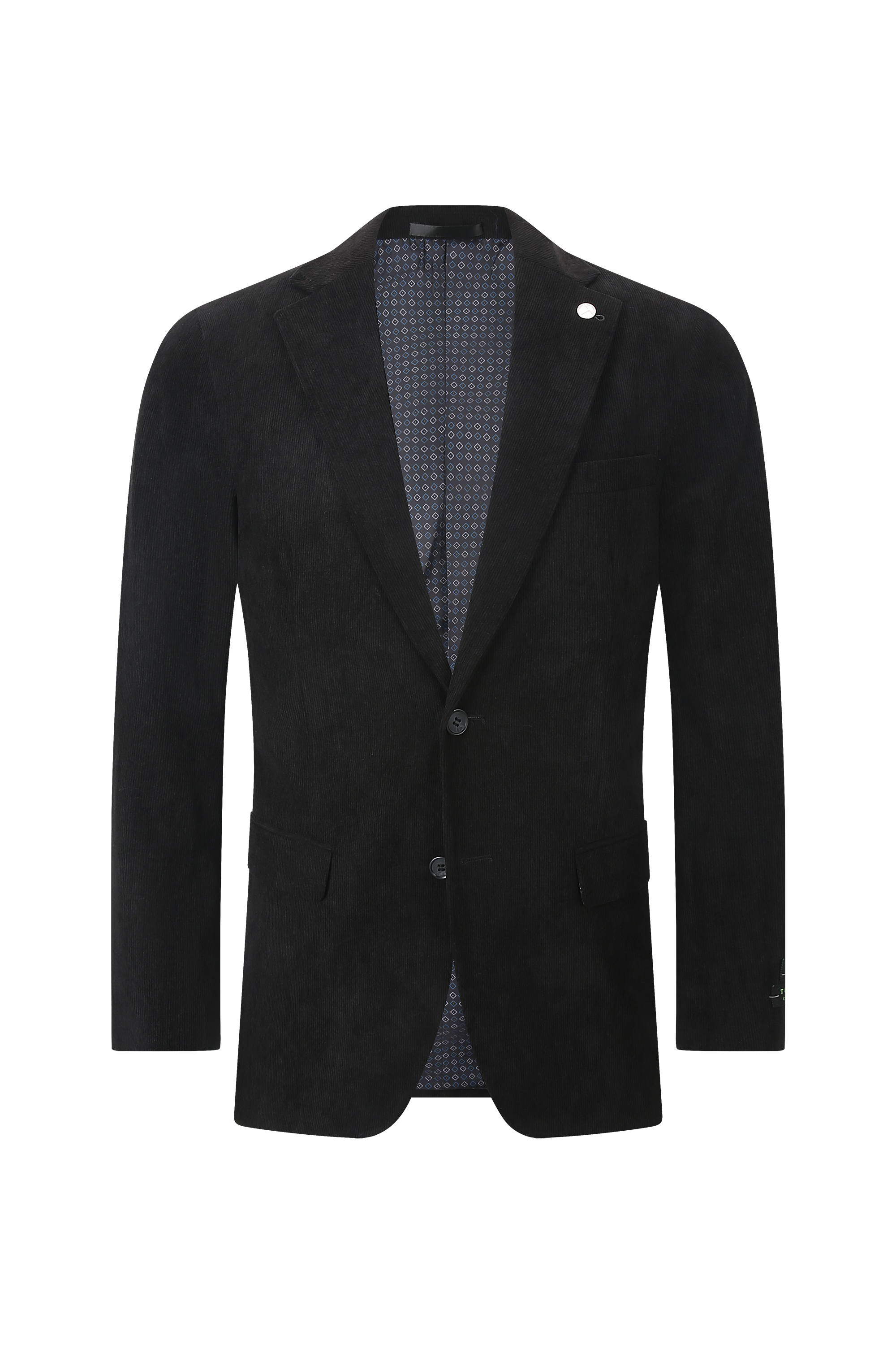 Tom Baine Corduroy Flat Pocket Sport Coat (Brown)