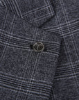 Modern Vintage Collection Sport Coat  PLAID GREY TBK501