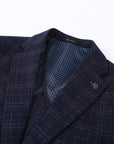 Modern Vintage Collection Sport Coat PLAID TB259 BLUE